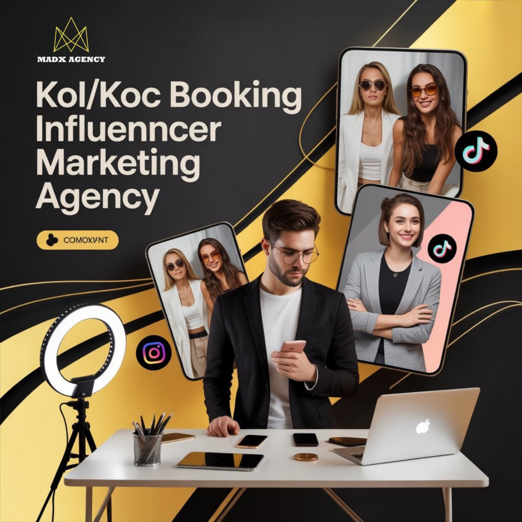 booking kol koc tại madxagency